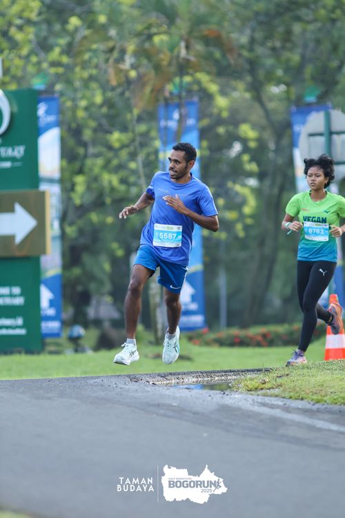 Race photo from Taman Budaya x BOGORUN 2025