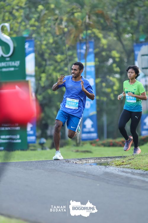 Race photo from Taman Budaya x BOGORUN 2025