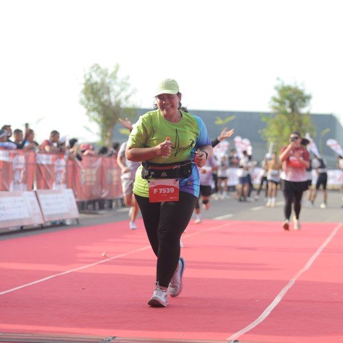 Race photo from KEDIRI HALF MARATHON 2026