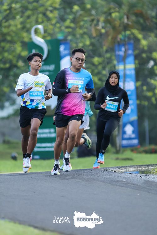 Race photo from Taman Budaya x BOGORUN 2025
