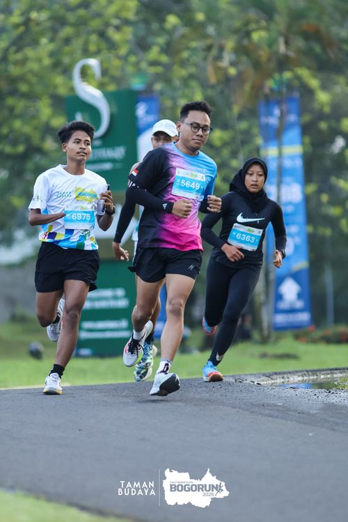 Race photo from Taman Budaya x BOGORUN 2025