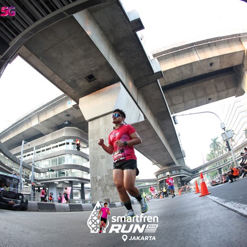 Race photo from SMARTFREN RUN 2026