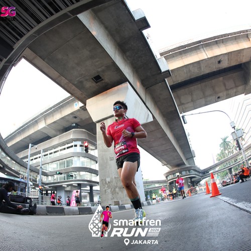 Race photo from SMARTFREN RUN 2026