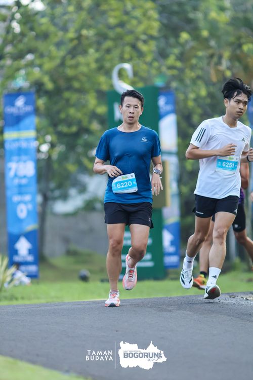 Race photo from Taman Budaya x BOGORUN 2025