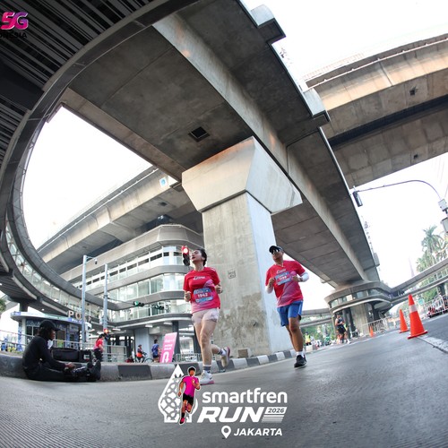 Race photo from SMARTFREN RUN 2026
