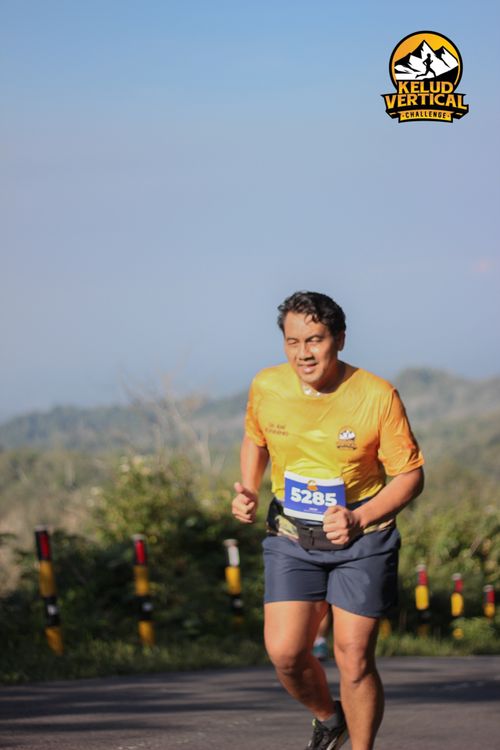 Race photo from Kelud Vertical Challenge 2024