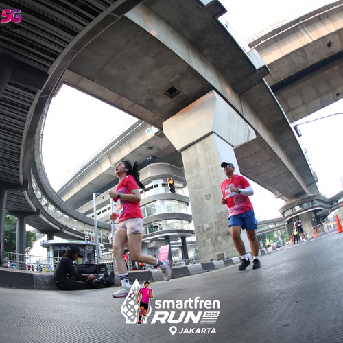 Race photo from SMARTFREN RUN 2026