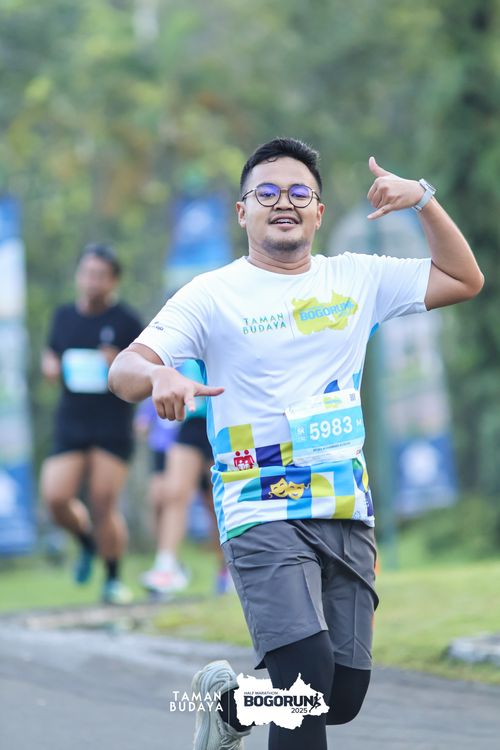 Race photo from Taman Budaya x BOGORUN 2025