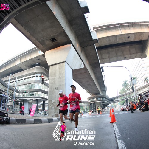 Race photo from SMARTFREN RUN 2026