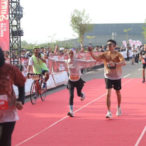 Race photo from KEDIRI HALF MARATHON 2026