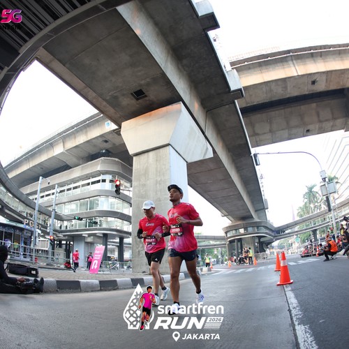 Race photo from SMARTFREN RUN 2026