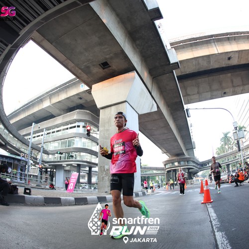 Race photo from SMARTFREN RUN 2026