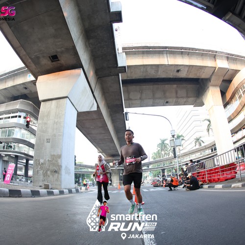 Race photo from SMARTFREN RUN 2026