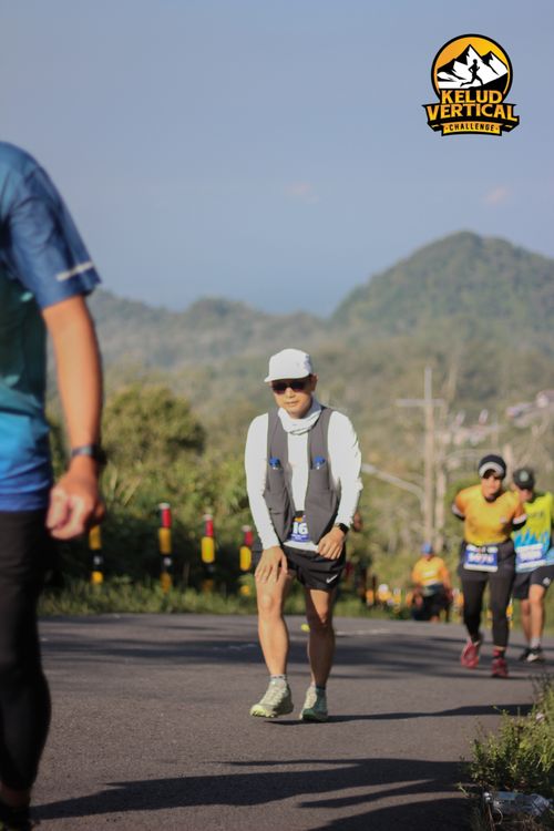 Race photo from Kelud Vertical Challenge 2024