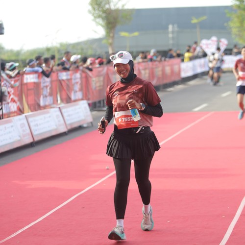Race photo from KEDIRI HALF MARATHON 2026