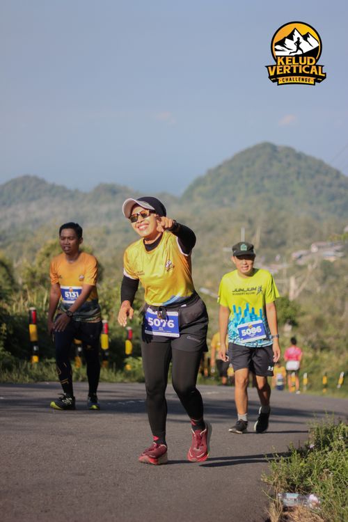 Race photo from Kelud Vertical Challenge 2024