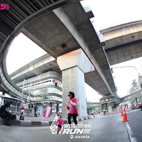 Race photo from SMARTFREN RUN 2026