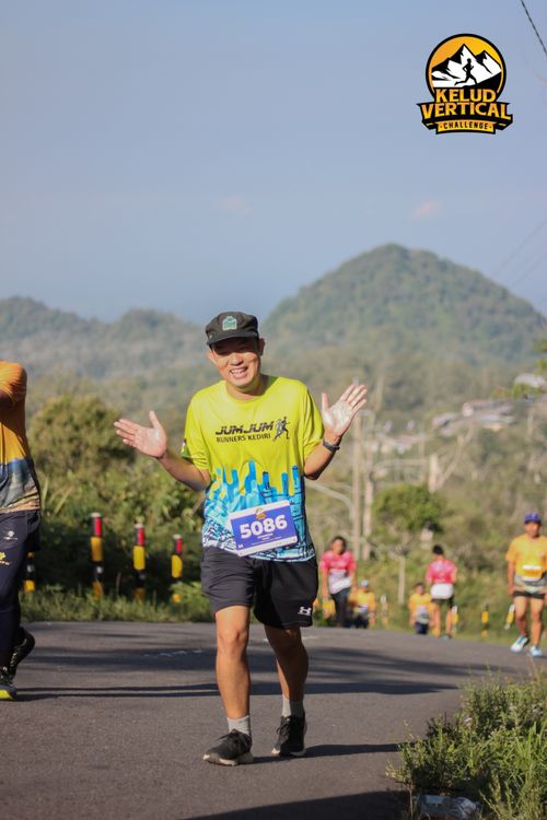 Race photo from Kelud Vertical Challenge 2024