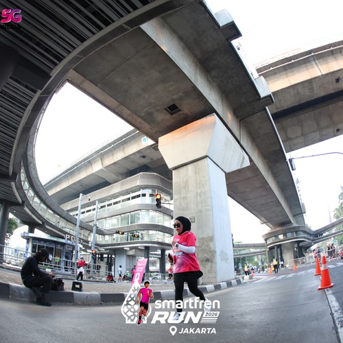 Race photo from SMARTFREN RUN 2026