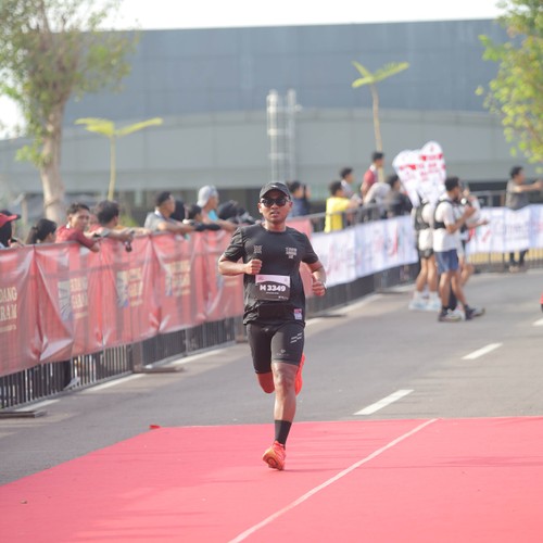 Race photo from KEDIRI HALF MARATHON 2026