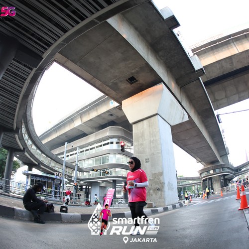 Race photo from SMARTFREN RUN 2026