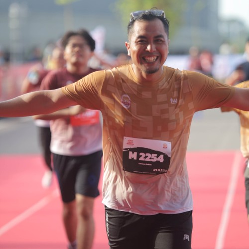 Race photo from KEDIRI HALF MARATHON 2026