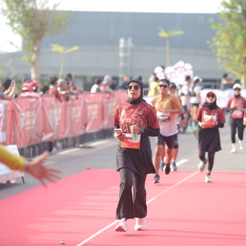Race photo from KEDIRI HALF MARATHON 2026