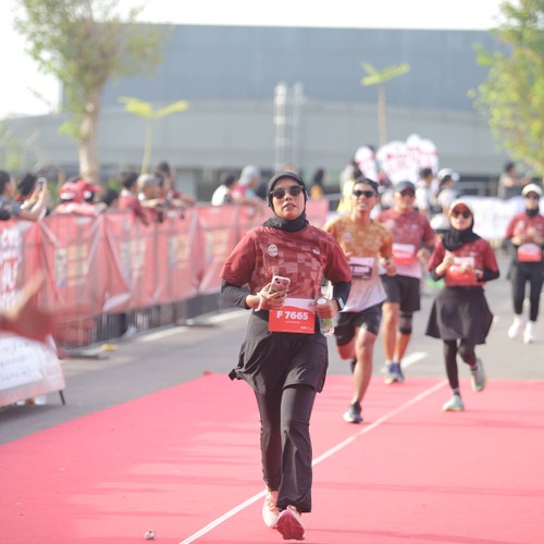 Race photo from KEDIRI HALF MARATHON 2026