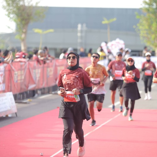 Race photo from KEDIRI HALF MARATHON 2026
