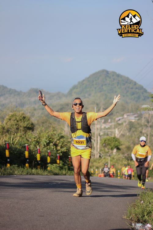 Race photo from Kelud Vertical Challenge 2024
