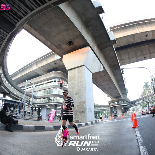 Race photo from SMARTFREN RUN 2026