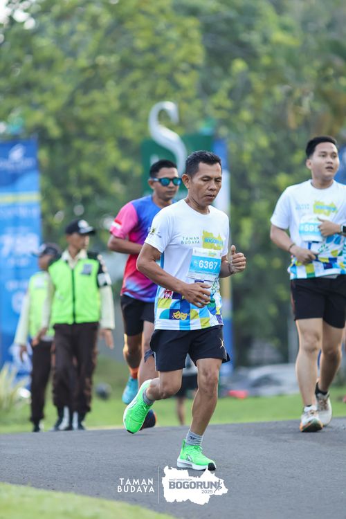Race photo from Taman Budaya x BOGORUN 2025