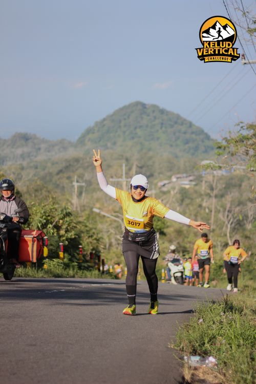 Race photo from Kelud Vertical Challenge 2024