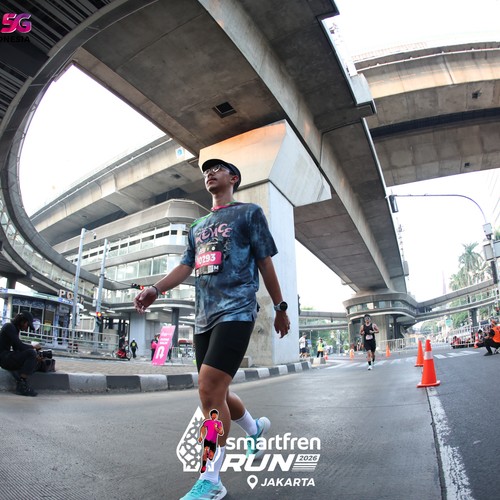 Race photo from SMARTFREN RUN 2026