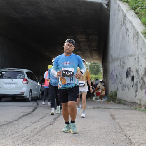 Race photo from KEDIRI HALF MARATHON 2026