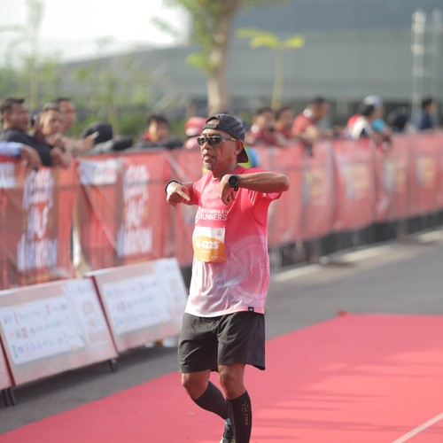 Race photo from KEDIRI HALF MARATHON 2026