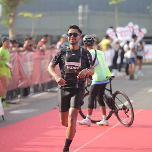 Race photo from KEDIRI HALF MARATHON 2026