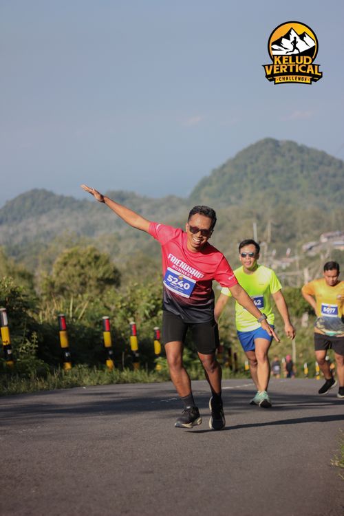 Race photo from Kelud Vertical Challenge 2024