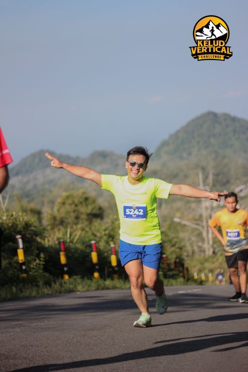 Race photo from Kelud Vertical Challenge 2024