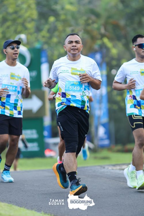 Race photo from Taman Budaya x BOGORUN 2025