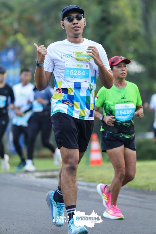Race photo from Taman Budaya x BOGORUN 2025