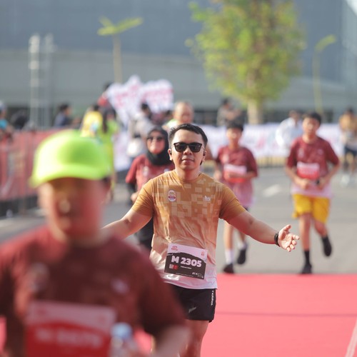Race photo from KEDIRI HALF MARATHON 2026
