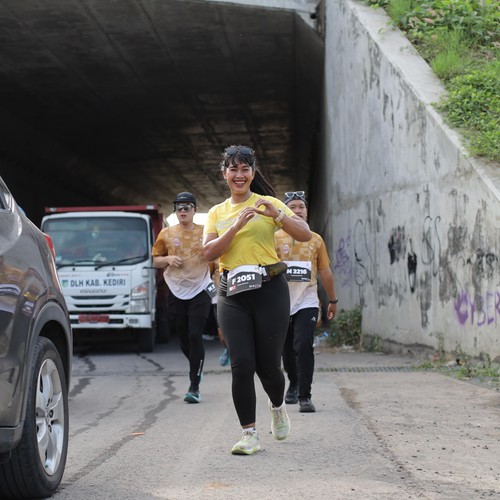 Race photo from KEDIRI HALF MARATHON 2026
