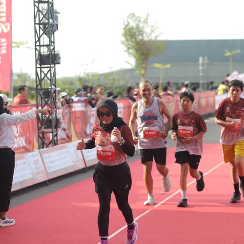 Race photo from KEDIRI HALF MARATHON 2026
