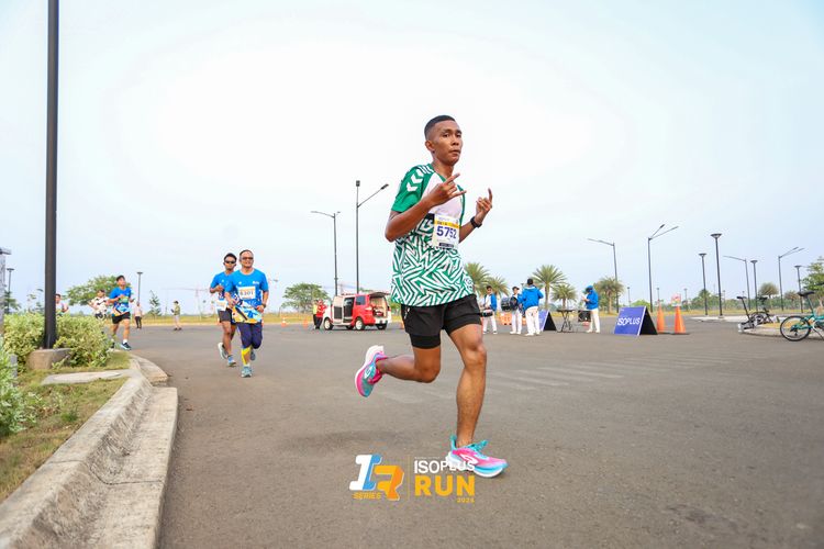 Race photo from ISOPlus Run 2024 Jakarta