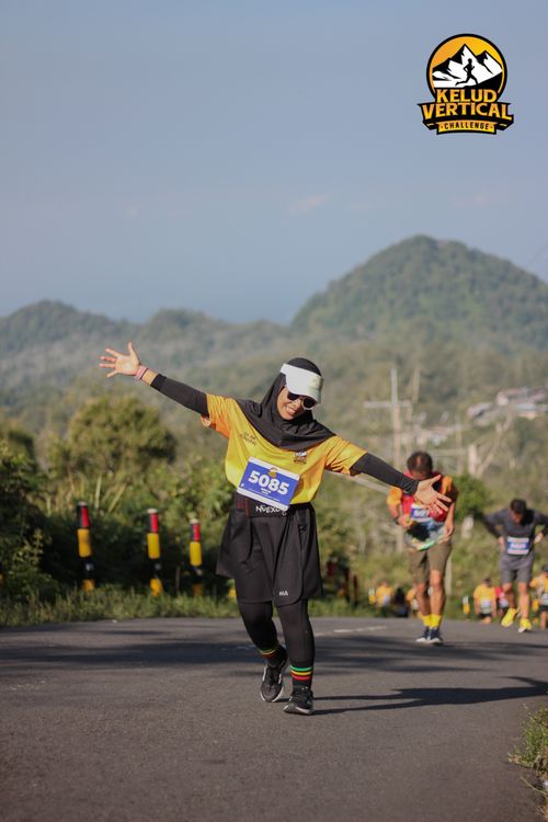 Race photo from Kelud Vertical Challenge 2024