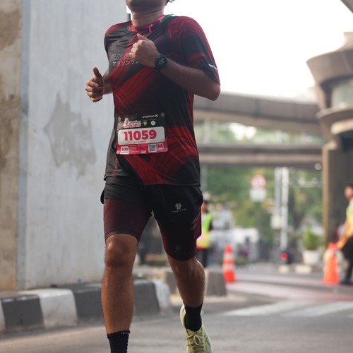 Race photo from SMARTFREN RUN 2026
