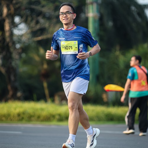Race photo from BOGORUN 2026