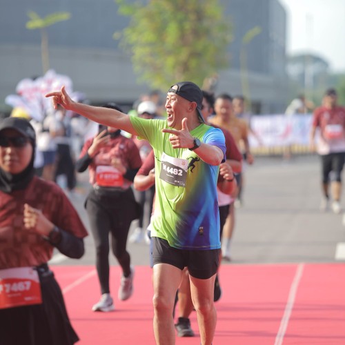 Race photo from KEDIRI HALF MARATHON 2026