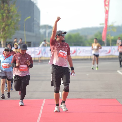 Race photo from KEDIRI HALF MARATHON 2026